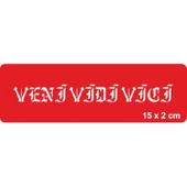 Geldim Gördüm Yendim Tattoo Geçici Dövme Şablonları Kına Kalıpları thumbnail 1