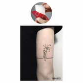 Şanslı Kedi Tattoo Geçici Dövme Şablonları Kına Kalıpları - 2