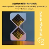 TechTic 3D Dijital Kum Saati Elektronik Kum Saati Masaüstü Zamanlayıcı Ev Ofis Dekoratif Kum Saati thumbnail 3