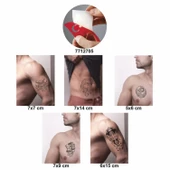 Ütopya Dünya 5 li Set Geçici Dövme Kına Şablonu thumbnail 2