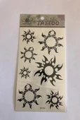 Güneş Yapıştırma Sticker Dövme Geçici Dövme Temporary Tattoos - 1