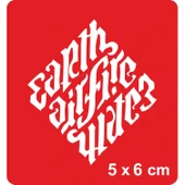 Toprak,Hava,Ateş,Su İllüminati Font Tattoo Geçici Dövme Şablonları Kına Kalıpları thumbnail 1