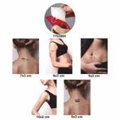 Hayatınızı Taçlandırın 5 li Set Geçici Dövme Kına Şablonu thumbnail 2