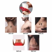 Güçlü Yaradılış 5 li Set Geçici Dövme Kına Şablonu - 2