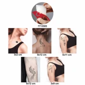 Melekler Korusun 5 li Set Geçici Dövme Kına Şablonu thumbnail 2