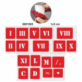 Roma Rakamı 5'li Set Dövme Kına Şablonu thumbnail 1