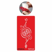 Vicdan Bir Pusula  Tattoo Geçici Dövme Şablonları Kına Kalıpları - 1