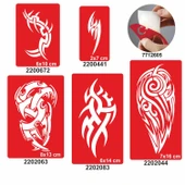 Asi Triballer 5 li Set Geçici Dövme Kına Şablonu thumbnail 1