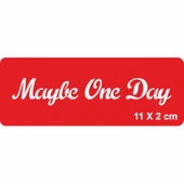 Belki Bir Gün Tattoo Geçici Dövme Şablonları Kına Kalıpları thumbnail 1