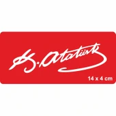 Atatürk İmzası-3 Tattoo Geçici Dövme Şablonları Kına Kalıpları thumbnail 1