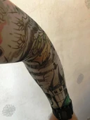 Çift Kol Giyilebilir Dövme Manzara Desenler Tattoo Sleeve thumbnail 1
