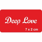 Derin Aşk El Yazısı Font Tattoo Geçici Dövme Şablonları Kına Kalıpları thumbnail 1