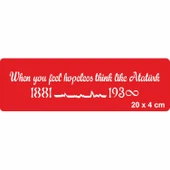 Çaresiz Kaldığın Zaman Atatürk Gibi Düşün Tattoo Geçici Dövme Şablonları Kına Kalıpları thumbnail 1