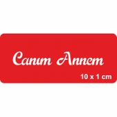 Canım Annem Yazısı Tattoo Geçici Dövme Şablonları Kına Kalıpları thumbnail 1