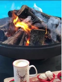 Fumolio Fuji QUADRA Odunluklu Ateş Çukuru & Bahçe Masası thumbnail 2