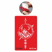 Seyyah Pusula  Tattoo Geçici Dövme Şablonları Kına Kalıpları thumbnail 1
