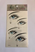 Göz Yapıştırma Sticker Dövme Geçici Dövme Temporary Tattoos - 1