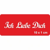 Seni Seviyorum (Almanca) Tattoo Geçici Dövme Şablonları Kına Kalıpları thumbnail 1