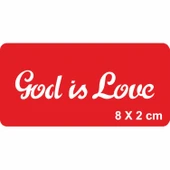 Tanrı Aşktır Tattoo Geçici Dövme Şablonları Kına Kalıpları thumbnail 1