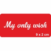 Benim Tek Dileğim!... Tattoo Geçici Dövme Şablonları Kına Kalıpları thumbnail 1