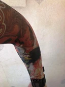 Çift Kol Giyilebilir Dövme Magma Desenler Tattoo Sleeve thumbnail 1