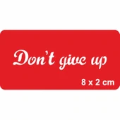 Vazgeçme!El Yazısı Font Tattoo Geçici Dövme Şablonları Kına Kalıpları thumbnail 1