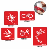 Bahar Sarhoşluğu 5 li Set Geçici Dövme Kına Şablonu thumbnail 1