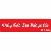 Beni Sadece Tanrı Yargılar Tattoo Geçici Dövme Şablonları Kına Kalıpları thumbnail 1