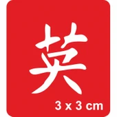 Sonsuzluk Kanji Tattoo Geçici Dövme Şablonları Kına Kalıpları thumbnail 1