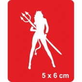 Şeytan Ayrıntıda Gizlidir! Tattoo Geçici Dövme Şablonları Kına Kalıpları thumbnail 1