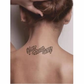 Bahar Şarkıları Nota Müzik  Tattoo Geçici Dövme Şablonları Kına Kalıpları thumbnail 2