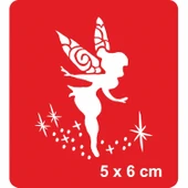 Yıldız Melek Peri  Tattoo Geçici Dövme Şablonları Kına Kalıpları thumbnail 1