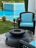 FUJI Odunluklu Ateş Çukuru, Bahçe Şöminesi & Bahçe Masası thumbnail 3