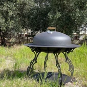 Fumolio MAUNA Odunluklu Ateş Çukuru, Bahçe Şöminesi ve Barbekü Seti thumbnail 2