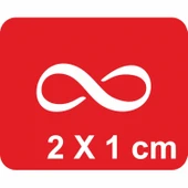 Aritmetik Sonsuzluk 3 Minimal Tattoo Geçici Dövme Şablonları Kına Kalıpları thumbnail 1