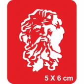 Filozof Sokrates Tattoo Geçici Dövme Şablonları Kına Kalıpları thumbnail 1