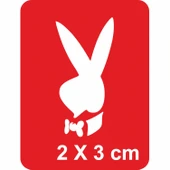 Aşk Tavşanı Playboy Tattoo Geçici Dövme Şablonları Kına Kalıpları thumbnail 1