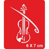 Kemancı Başımın Tacı! Tattoo Geçici Dövme Şablonları Kına Kalıpları thumbnail 1