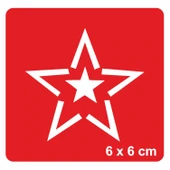 Kutup Yıldızı Tattoo Geçici Dövme Şablonları Kına Kalıpları thumbnail 1