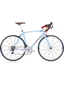 Mıglıa 28" 16-V Cb Açık Mavi-Beyaz-Kırmızı-Koyu Mavi 52CM Yol Bisikleti - 1