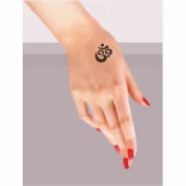 Yaratılış Kanji Tattoo Geçici Dövme Şablonları Kına Kalıpları thumbnail 2