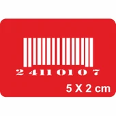 Barkod-1 Tattoo Geçici Dövme Şablonları Kına Kalıpları thumbnail 1