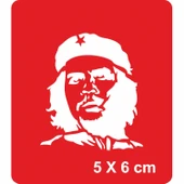 Che Guevara Tattoo Geçici Dövme Şablonları Kına Kalıpları thumbnail 1