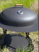 Basınç Göstergeli BBQ Kiti, Tütsü Hazneli Kapak & 60 cm Izgara thumbnail 3