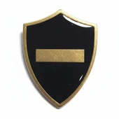 Minyatür Rütbe Subay Sağlık Sınıfı - Asteğmenı Rütbe (Siyah Zemin JANDARMA) thumbnail 1