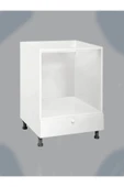 Ankastre Mutfak Dolabı, Ankastre Modül Dolap, Fırın Ocak Dolabı - Beyaz - 2