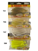 Lucky John S-Shad Tail 2.8'' (7.11 cm) 7P Silikon Yem thumbnail 2