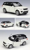 Oyuncak Metal Model Araba 1/36 Çek Bırak Beyaz Range Rover Sport thumbnail 1