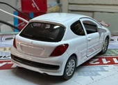 Oyuncak Metal Model Araba 1/36 Çek Bırak Peugeot 207 Beyaz thumbnail 3