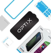 İphone 17 Pro Max Ekran Koruyucu Cam Optix Covex Vivid Serisi True HD Clarity Teknolojisi - 5